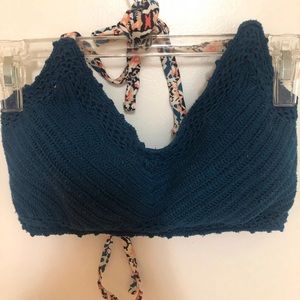 D/DD Crochet swim top (bikini top)